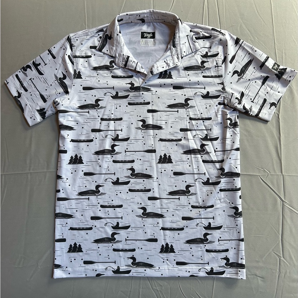 Waggle Boy’s Black and White Loon Shirt
